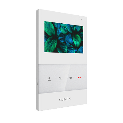 картинка Slinex SQ-04 цвет белый. 4" Цветной домофон от компании Intant